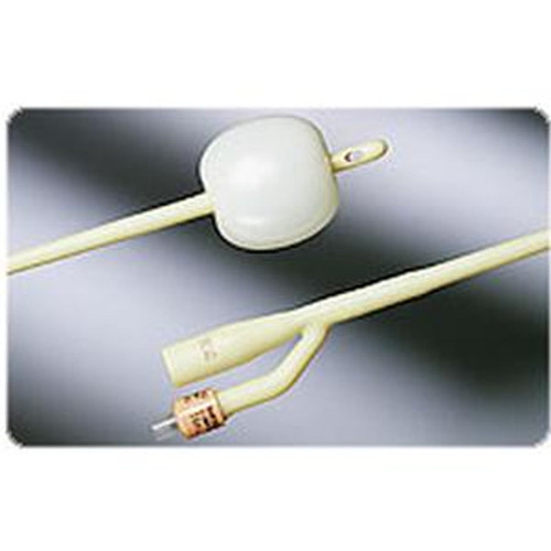 BardexI.C. Infection Control 2-Way Foley Catheter, Silver Hydrogel Coated, 16Fr 30cc Balloon Capacity
