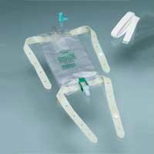 Dispoz-a-bag Leg Bag With Flip-flo Valve, 19 Oz. (4 Leg Bags & 1 Pair Fabric Leg Straps)