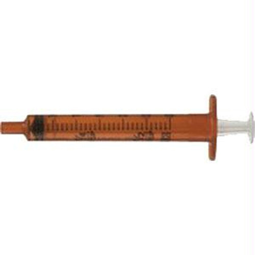 Oral Syringe With Tip Cap 3 Ml, Clear