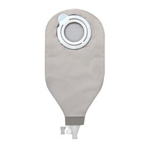 Coloplast SenSuraMio Flex Two-Piece High Output Drainage Pouch, with Tap Outlet, 980mL Capacity, 70mm Stoma, Opaque, Yellow