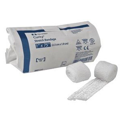 Kendall Conform Non-Sterile Stretch Bandage, Soft Pouch, Low Lint, High Absorbency, Moderate Stretch 1" x 75"