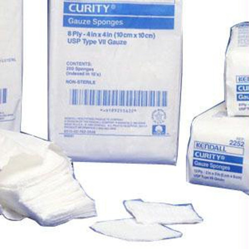 Curity Non-Sterile Gauze Sponge, 12-ply, 10s, 4" x 8"