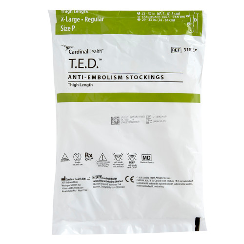 T.E.D. Thigh-High Anti-Embolism Stockings, XL Regular