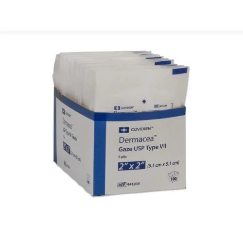 Kendall Dermacea Sterile Gauze Sponge, 8-Ply, 2s, 2" x 2"