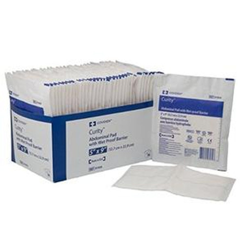 Curity Wet-Pruf Sterile Abdominal ABD Pads, 5" x 9" - REPLACES ITEM # 55CABP59S