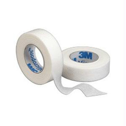 3M Micropore Standard Hypoallergenic Paper Surgical Tape with Rayon Backing, White, Latex-Free 1/2" x 10 yds 3M Micropore Standard Hypoallergenic Paper Surgical Tape with Rayon Backing, White, Latex-Free 1/2" x 10 yds