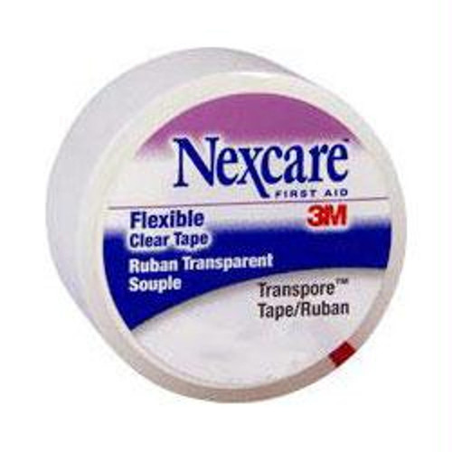 3M Nexcare Transpore Plastic Hypoallergenic Porous First Aid Surgical Tape 1" x 10 yds, Clear, Flexible, Water Resistant, Latex Free, Carded, Dispenser, Individually Wrapped 3M Nexcare Transpore Plastic Hypoallergenic Porous First Aid Surgical Tape 1" x 10 yds, Clear, Flexible, Water Resistant, Latex Free, Carded, Dispenser, Individually Wrapped
