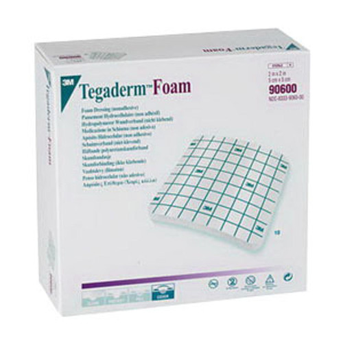3M Tegaderm Non Adhesive Foam Dressing 2" x 2"
