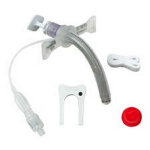 Smiths Medical ASD Inc BivonaUncuffed Fixed Neck Flange HyperFlex Extra Length Tracheostomy 100mm L, 6mm I.D. x 9-1/5mm O.D.