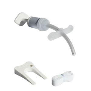Smiths Medical ASD Inc BivonaUncuffed Neonatal FlexTend Plus V Flange Tracheostomy Tube 3-1/2mm Size, 3-1/2mm I.D. x 5-3/10mm O.D.
