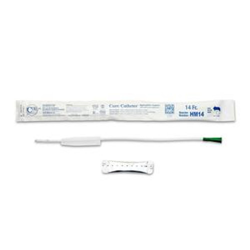 Male 14 French Hydrophilic Coated Sterile Intermittent Urinary Catheter, 16"