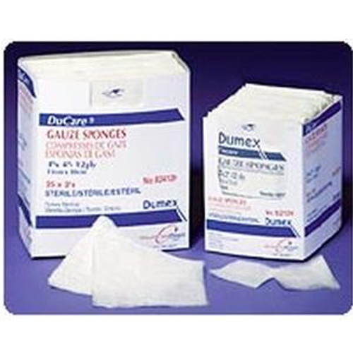 Derma Sciences DucareWoven Gauze Sponge, 2s, 12-Ply, 4" x 4"