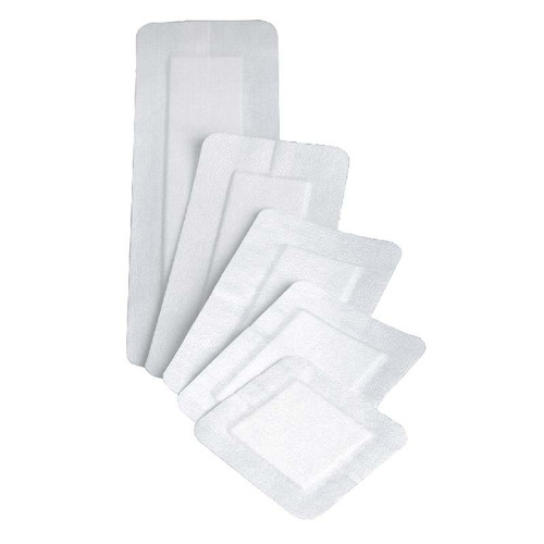 DeRoyal CovadermAdhesive Moist Wound Dressing, 4" x 14" with 2" x 11" Pad
