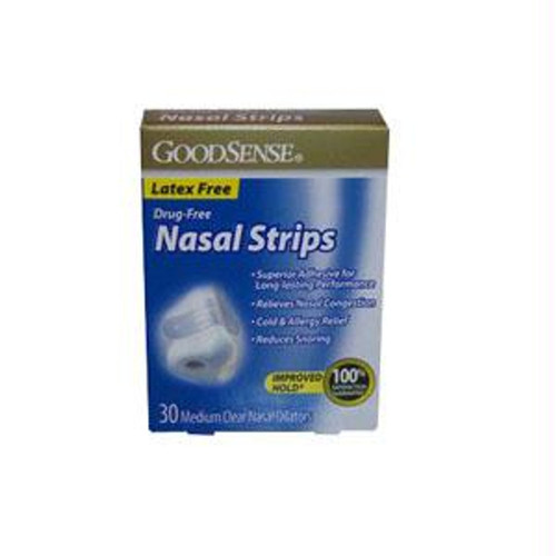 Nasal Strips, Medium, Clear (30 Count)