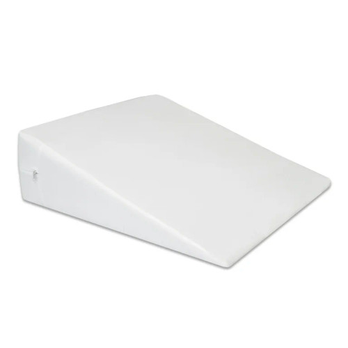 Foam Slant Wedge With White Zip Cover, 23" X 21" X 11"