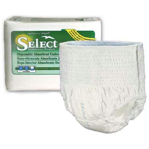 Tranquility Select Disposable Absorbent Underwear X-large 210-250 Lbs