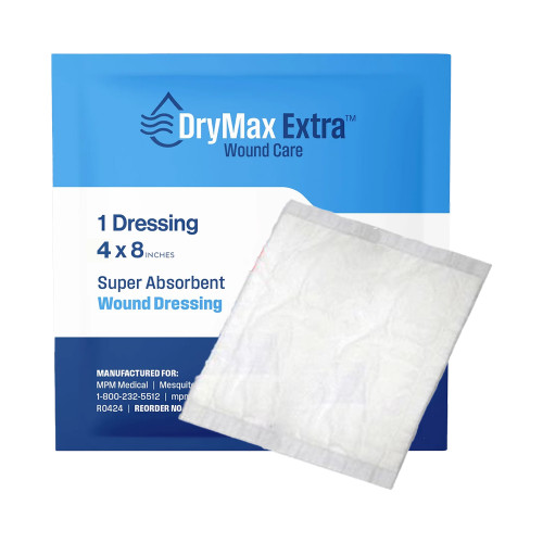 Drymax Extra Super Absorbent, 4" X 4"
