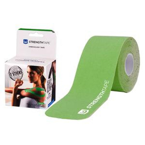 Carex StrengthTapeKinesiology Tape, 5M Precut Roll, 2" x 16' 4" Green