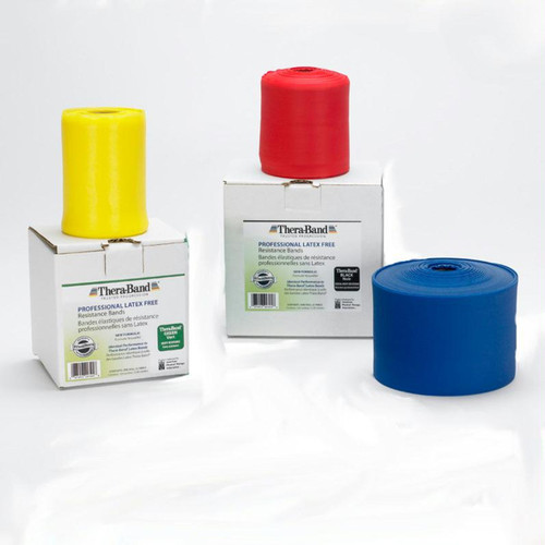 Thera-band Resistance Band Activity Recovery Kit; Beginner With Yellow Red And Blue Bands