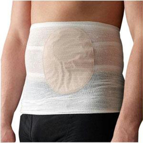 Stomasafe Classic Ostomy Support Garment, Medium, 37-1/2" - 45-1/2" Hip Circumference, White
