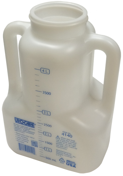 Urocare Urinary Drainage Bottle 4,000 Ml