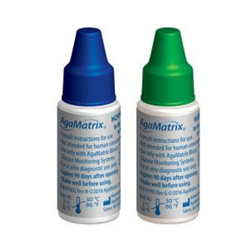 Agamatrix WaveSenseNormal/High Blood Glucose Control Solution, For WaveSenseKeynoteMeters and Strips