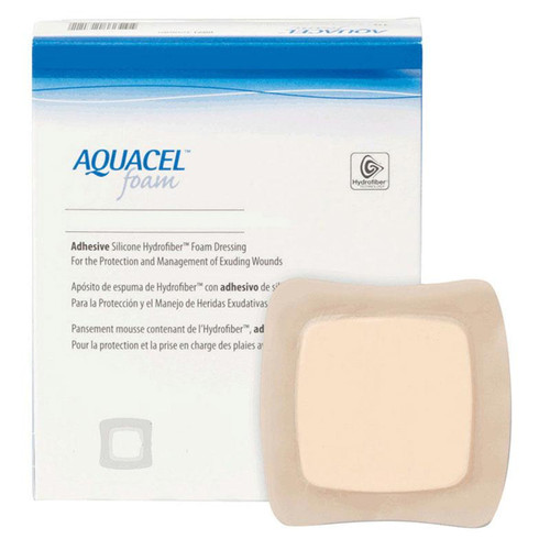 ConvaTec AQUACELFoam Adhesive, 4" x 12"