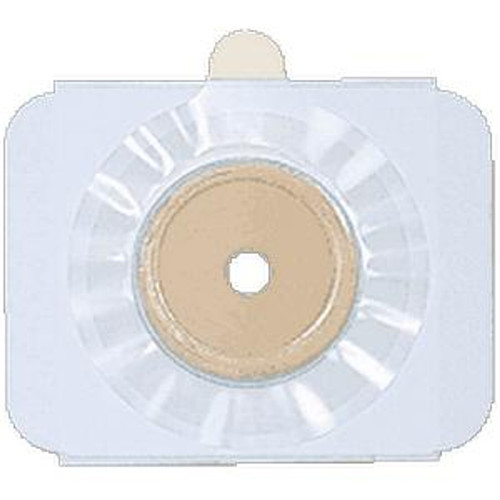 Cymed Two-Piece Pre-cut MicroSkinAdhesive Barrier with 6mm Thick MicroDerm Plus Washer 1-1/4" Stoma Opening, Transparent, Durable, Breathable, Waterproof