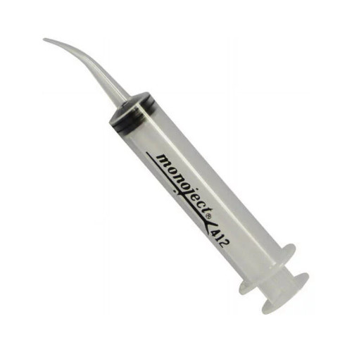 MonojectG+ñ+¦ Curved Tip Irrigation Syringe, 12mL