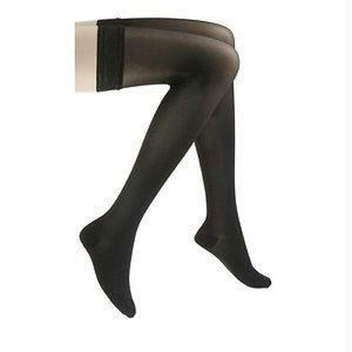 782p Style Sheer Pantyhose, 20-30mmhg, Women's, Medium, Long, Black