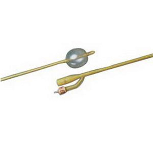 Bard Silastic2-Way Foley Catheter, Round Tip, 18Fr, 30cc Balloon Capacity