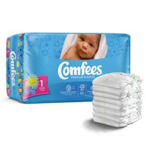 Comfees Baby Diapers - Size 1