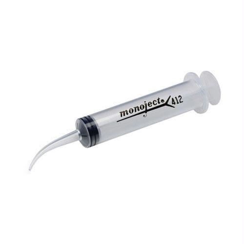 Monoject Curved Tip Irrigation Syringe, 12 Ml