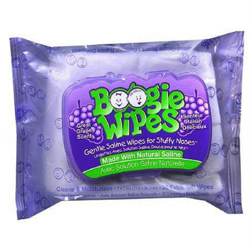 Boogie Wipes Saline Nose Wipes Grape Scent Boogie Wipes Saline Nose Wipes Grape Scent