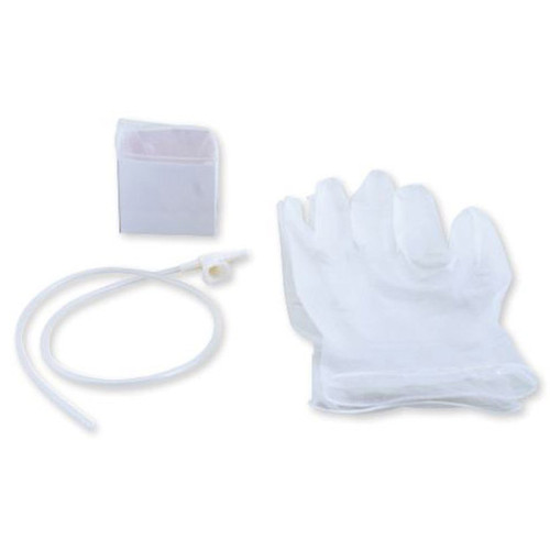 Cardinal Health Essentials Suction Catheter With Sleeve And Pop-up Cup, 8 Fr