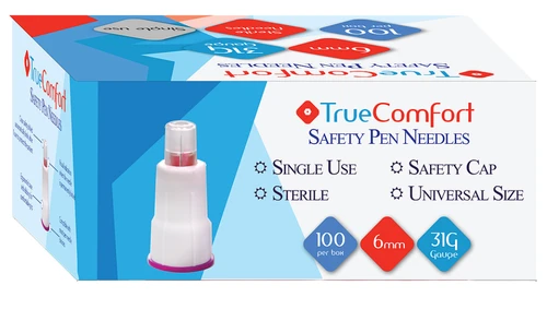 Homeaide True Comfort Safety Pen Needle 6mm 31g
