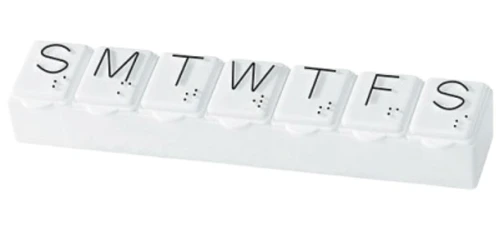 Apex XL 7-Day Pill Organizer White