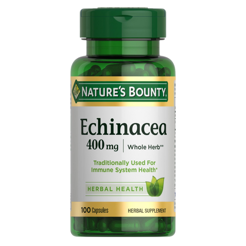 Nature's Bounty Echinacea 400mg Capsules 100ct