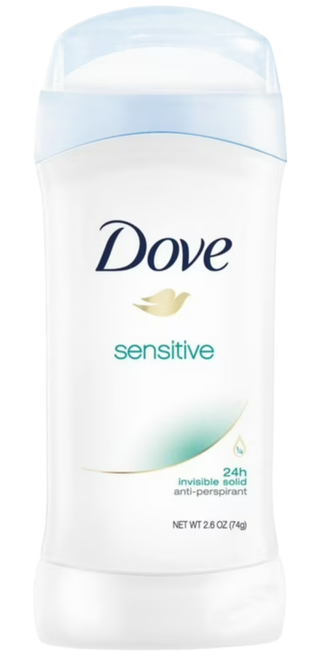 Dove Invisible Solid Antiperspirant Deodorant Stick for Women Sensitive - 2.6 oz