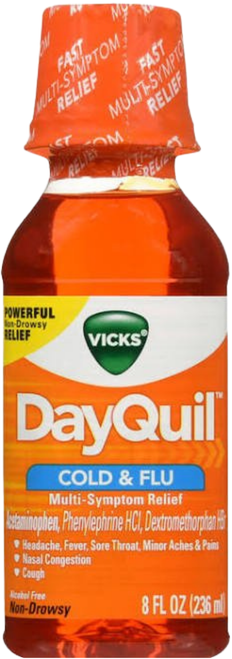 Vicks DayQuil Cold &amp; Flu Relief Liquid 8 oz