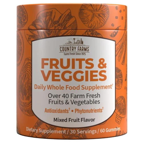 Country Farms Fruits & Veggies - Mixed Fruit Gummies 60ct