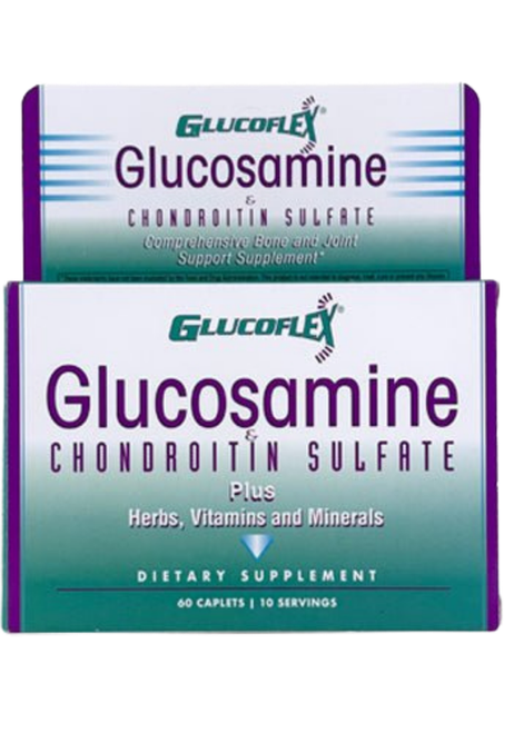 Glucoflex Glucosamine &amp; CSA Original Strength Caplets 60ct