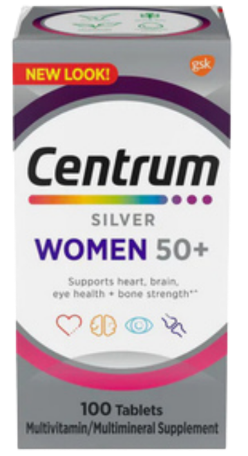  Centrum Silver Women 50+ Multivitamin/Multiminerals 100 Ct