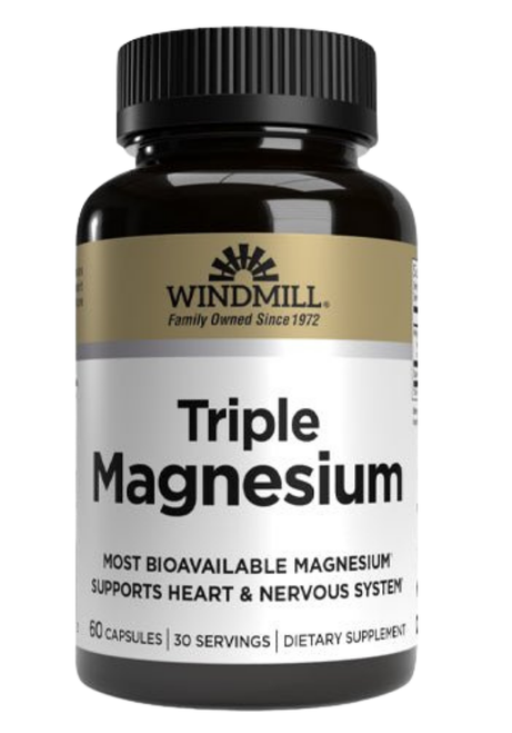 Windmill Triple Magnesium Capsules 60ct