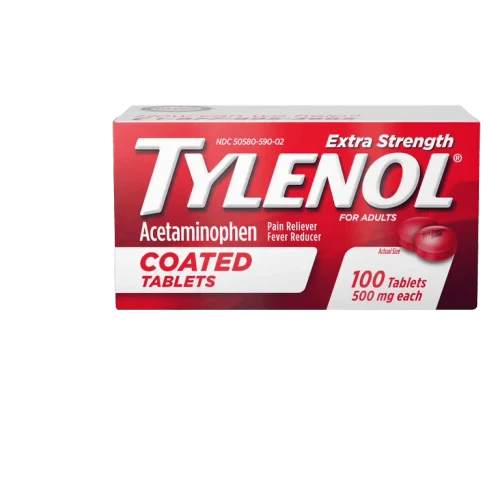 Tylenol Extra Strength 500mg Coated Tablets 100ct