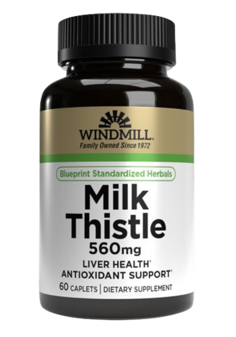 Windmill Milk Thistle 560 mg Caplets 60ct