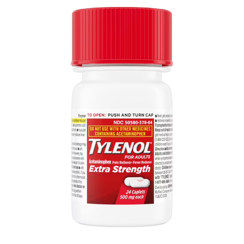 Tylenol Extra Strength 500mg Caplets 24ct