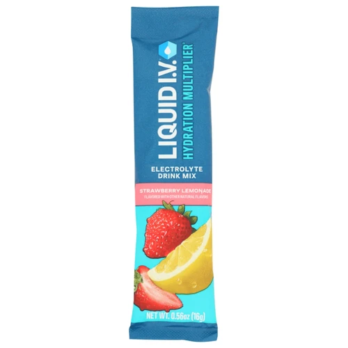 Liquid IV Hydration Multiplier Electrolyte Drink Mix Strawberry Lemonade 6ct
