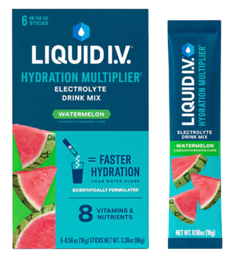 Liquid IV Hydration Multiplier Electrolyte Drink Mix Watermelon 6ct
