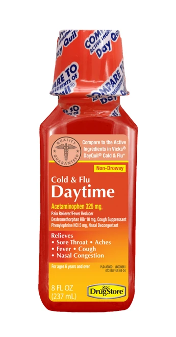 Lil Drug Cold & Flu Daytime Liquid 8 oz